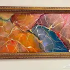 لوحه جداريه رسم يدوي