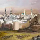 لوحة فنية أصلية للمدينة المنورة