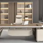 جديد اثاث مكتبي مكاتب طقم فخم جلد متوفر