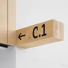 سور خشب حديد بنر استيكر لوحات ديكورات كلادينك واجهات فلل