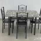 طاولة طعام خشب 4 كراسي