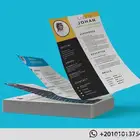 تصميم سيرة ذاتية باللغتين Cv