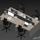 بارتشن ورمستيشن محطات عمل  كراسيي مكاتب كراسي فخمه عاليه ه