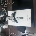 كاميرا كانون R50 فلاش مع محول فلاش و جيمبال ميكروفون قودكس