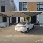 مظله سيارات مقوس جده