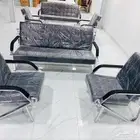 طقم كنب جلد فخم موديل أمريكي ملكي ايكيا صيني جميح انواع متوف