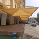 مظلات سيارات مظلات مواقف سيارات سواتر قماش