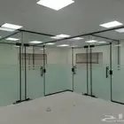 ابواب زجاج محلات  باب قزاز صيانة  باب قزاز  تفصيل باب زجاج