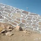 احمد ابو عسفاء تكحيل جدران مع البويه وربراب ورص حجرر