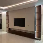 خلفيه شاشات كيرف شيبورد جبسيات رفرف خشبيه دهانات جميع انواع