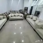 كنبات جديده عليها عروض تصفيه من 1300 ريال شامل التوصيل داخل