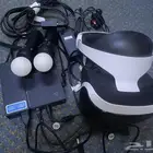 نظارة VR سوني مع جميع أغراضه بدون كمرا فقط علي سوم