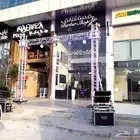 تجهيز افتتاحات حفلات بالونات راقصه كشافات ملونه