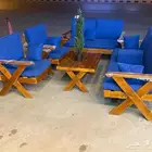 جلسات الخارجية كراسي خشب طلبيسي طاولات غطاء