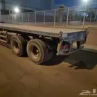 تيادر تريله سطحه محورين لعبات طوال 12.60 للايجار الشهري 1300