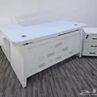 مكتب زجاج و مكتب خشبى