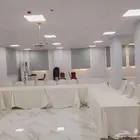 تاجير طاولات زجاج طاولات دايري طاولات مستطيلة
