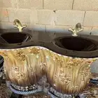 مغسلة حوضين للمخيمات او استراحة