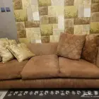 كنب قطعتين الاول ثلاث جلسات والثانية جلستين