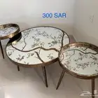 ثلاجة غسالة طاولات شبه جديدة -سفرة وسجاد- غرفة نوم ومرتبة