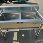 مغسلة ستيل حوض او حوضين او ثلاث