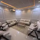 اثاث وثلاجه مع طاوله طعام مع غرف نوم بدون مكيفات