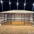بيت شعر على هيكل حديد بدون أطنان وعمدان