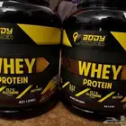بروتين واي whey protein نكهتين مختلفة بسر رمزي