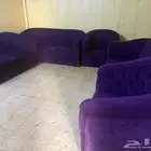 كنب شبه جديد للبيع 5 قطع