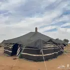 بيت شعر ملكي 8 8 نضيف مع ملحقاته مدخنه وشراع ضد الماء حايل