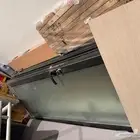 ابواب المنيوم وقزاز وطراحة سليمة بدون ملاحظات مكينة تنظيف