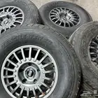 جنوط برايد 5 مسمار مع كفرات شاهين مقاس 17 جيب