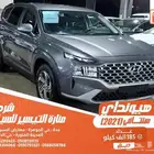 هيونداي سنتافي رصاصي 2021 ديزل بطاقة جمركية وارد كوريا