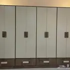 غرفة نوم كاملة  أثاث منزلي  سرير ودولاب وبطانيات