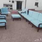 اثاث جلسات خارجية ب اثاثها خشب