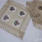 مفرش طاوله مدور جديد