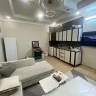 شقه مفروشه غرفتان ومطبخ وصاله وغرفه وصاله
