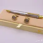 طقم كبك وقلم رجالي أنيق