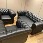 جديد كنب جلد وطني و صيني موديل أمريكي كلاسيك و ايكيا