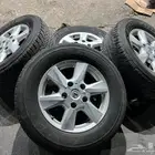 جنوط لكزز اصلي مع كفرات دنلوب 285.60.18