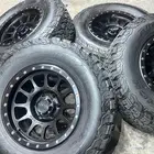 جنوط ميثود 6 مسمار مع كفرات نص حجري مقاس 17