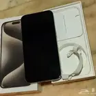 ايفون 15 برو مكس كامل كرتون ما دخول صيانة ابدا بدون كسر