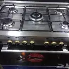 للبيع فرن ايطالي جليم غاز اصلي مقاس60 90 موجود في المحل جده