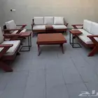 جلسة خارجية خشب