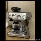 مكينة قهوة من سيج مع جميع ملحقاتها شبه جديدة