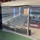 خيام المنزل الملكية قماش تنزاني هيكل حديد بدون اطناب