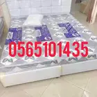 New king bed with mattress available all size double