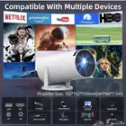 بروجكتور بدقه عاليه سينما منزليه مايحتاج خلفيه بيضاء