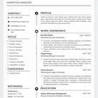سيرة ذاتية Cv متوافقة لنظام ال ATS