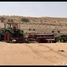 حراثة ومعدات زراعية للإيجار